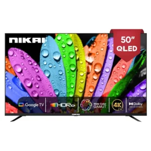 Nikai NPROG50QLED Smart QLED TV, 50 Inch, Google