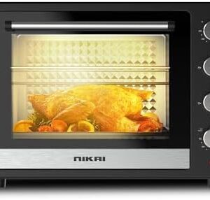 Nikai NT6500SRC2 Electric Oven, 65 L, 2200 W, Black