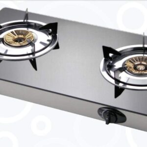 Nikai NG5092G 2-Burner Gas Stove, Silver