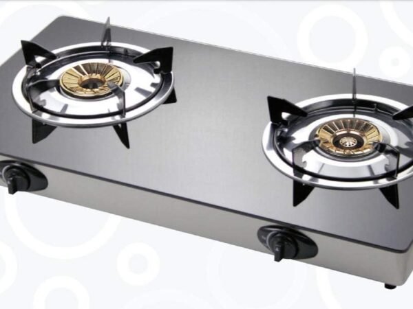 Nikai NG5092G 2-Burner Gas Stove, Silver