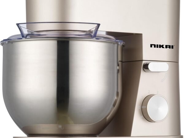 Nikai NSM500A 5 Liter 1000W Stand Mixer, 6 Speed With Pulse, With 3 Mixing Modes