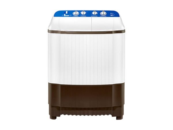 LG P961RON5L Twin Tub Washing Machine, 8/6kg, White