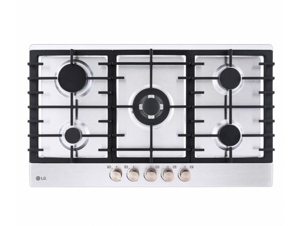 LG CG5Z3626S Built-in 900mm Gas Cooktop ,5 Burners ,4.0kW cooking power Stainless Steel color