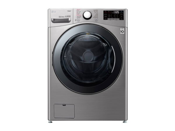LG F0P3CYVDT 24Kg Front load washing machine, Stainless Steel colour, Steam, ), 6 Motion DD Motor, ThinQ (Wi-Fi),