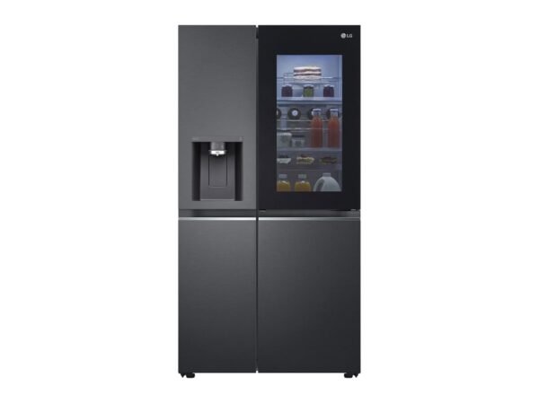 LG GR-X267CQEW Side-by-Side InstaView, Black fridge