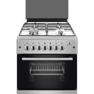 Gratus GGR64FRTS3X1 Bright Series 60 × 60 Full Gas Free Standing Cooker Euro Burners