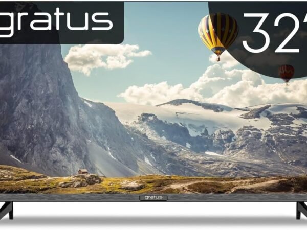 GRATUS LT32A524M 32" Edgeless HD ready LED Smart TV, DVB T2/S2 Built-in receiver, Android 12, 2 USB, 2 HDMI, High Resolution
