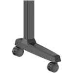 Powerology PTVDES-BK Electric TV Stand with Vertical Height Adjustment