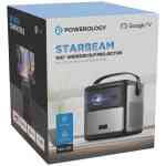 Powerology PGTVPBK Starbeam 100" Google DLP Projector - Black