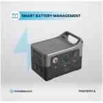 Powerology PGN700FCA 120000mAh 700W Smart Power Generator Direct AC Re-Charge - 80% IN 1 Hour