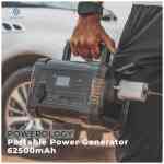 Powerology PPBCHA08 62500mAh Power Generator 200W Pure Sine-Wave Output