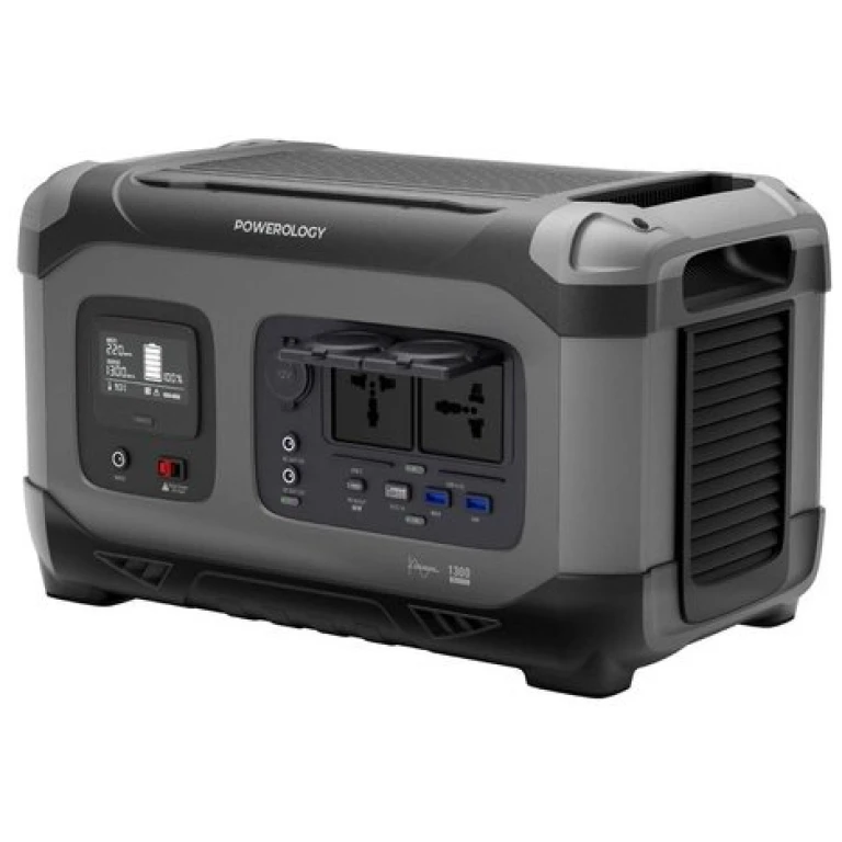Powerology PPBCHA23 392000mAh Power Generator 1300W 60W USB-C Power Delivery/18W USB Quick Charge