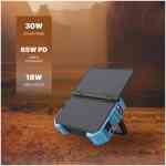 Powerology PPBCHA30 600W 192000mAh Portable Generator Integrated Solar Panel