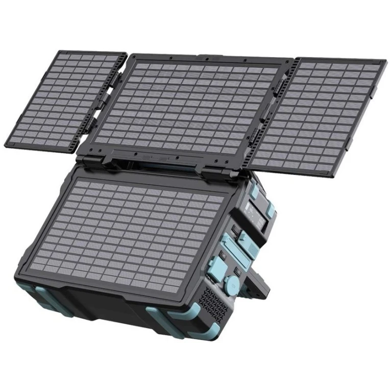 Powerology PPBCHA38 76800mAh 300W Portable Generator Integrated Solar Panel