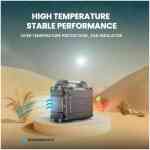 Powerology PPBCHA38 76800mAh 300W Portable Generator Integrated Solar Panel