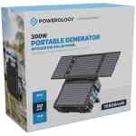 Powerology PPBCHA38 76800mAh 300W Portable Generator Integrated Solar Panel