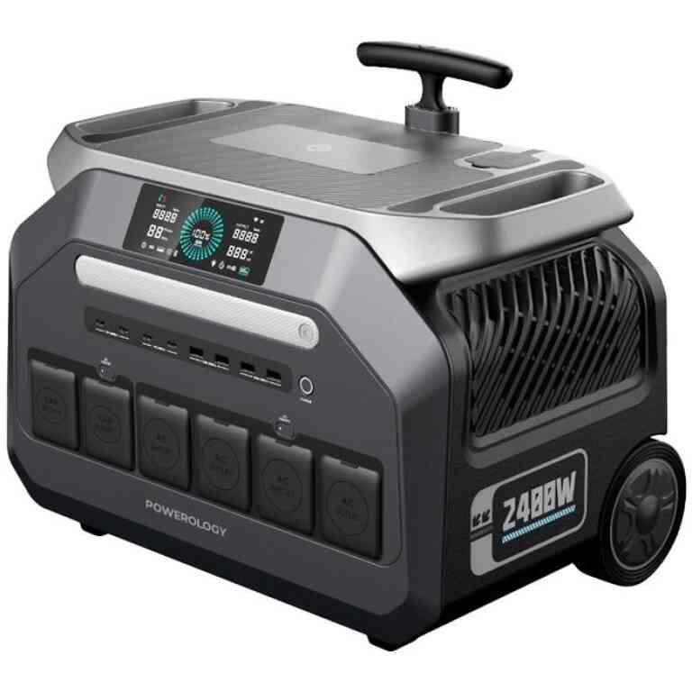 Powerology PPBCHA46 Solar Input Portable Generator
