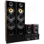 TAGA TAV-506 V.2 5.0 Speaker Set Floor/Ctr/Surround Black