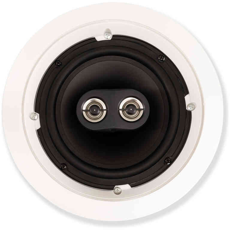 TAGA TCW-300R SM Stereo 165mm  In-Ceiling Speakers Pair - White