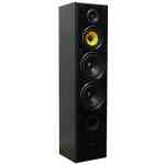 TAGA TAV-606F V.3 Floorstanding Speakers 3-Way Gloss Pair - Black