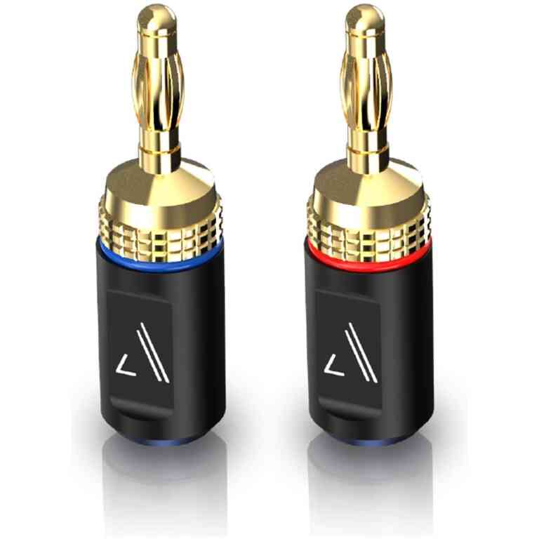 Austere 5S-BNN1 Banana Adapters 2-Pair V Series Gold