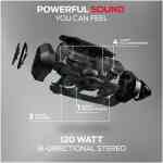 Monster 2MNSK0928B0L2 Blaster Speaker 3.0 120W Black IPX5