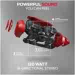 Monster 2MNSK0928R0L2 Blaster Speaker 3.0 120W Red IPX5