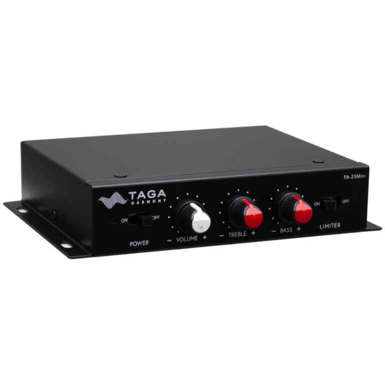 TAGA TA-25Mini v.2 CI Amplifier 2×50W Class D Compact Black