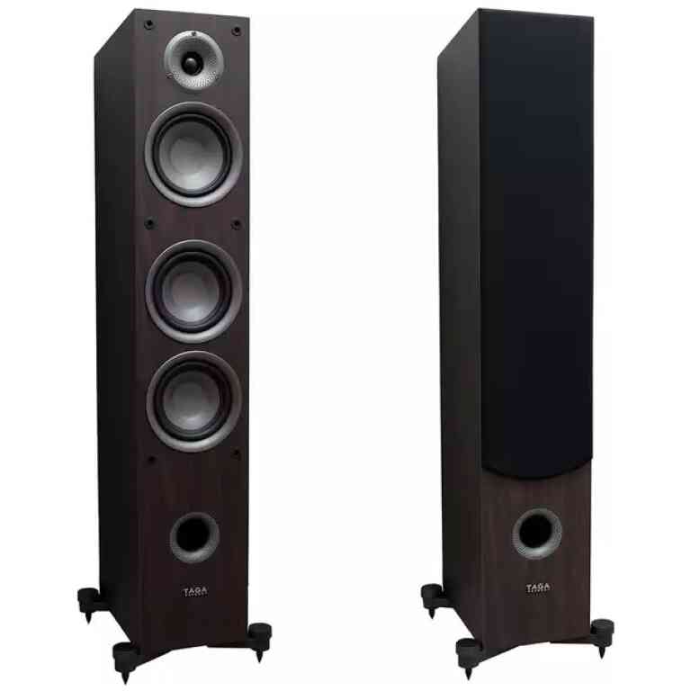 TAGA TAV-507F 3-Way Compact Floorstanding Speakers Pair - Black