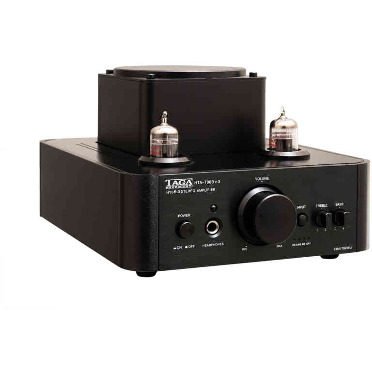 TAGA HTA-700B v.3 Hybrid Amplifier 2×50W DAC Bluetooth Black