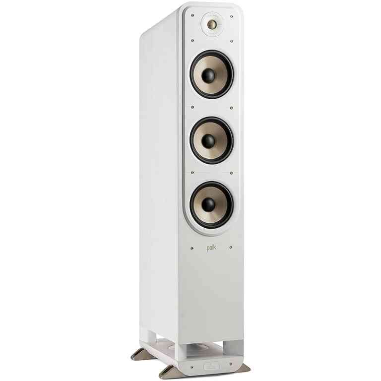 Polk Audio Reserve R700 Premium Large Floorstanding Tower Speakers Pair - White