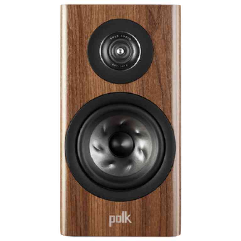 Polk Audio Reserve R100 Premium Compact Bookshelf Speakers Pair - Brown