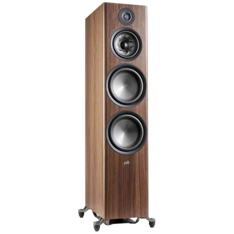 Polk Audio Reserve R700 Premium Large Floorstanding Tower Speakers Pair - Brown
