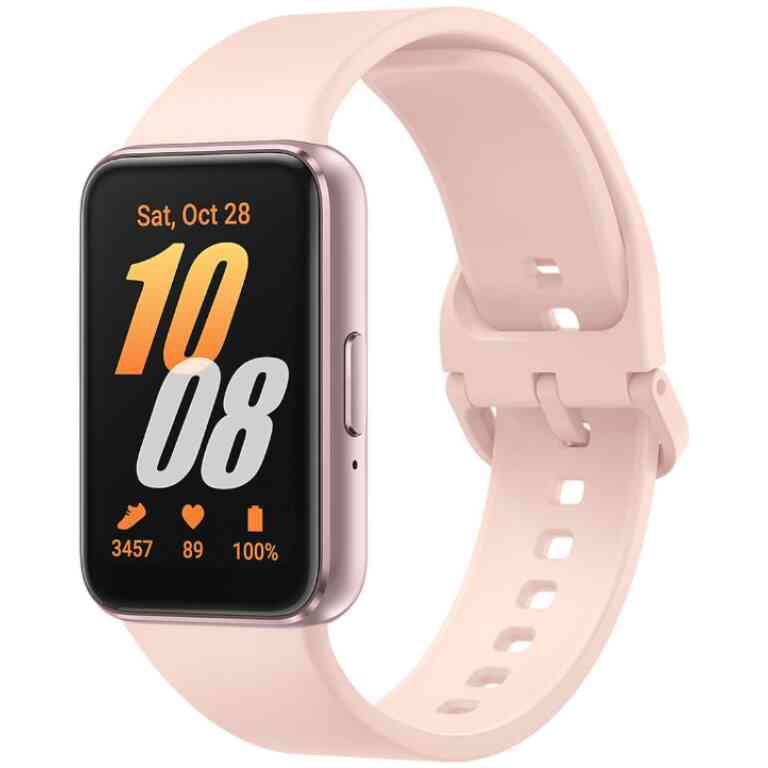 Samsung Galaxy Fit3 Smartwatch 1.6" AMOLED Pink Gold Fitness Tracker