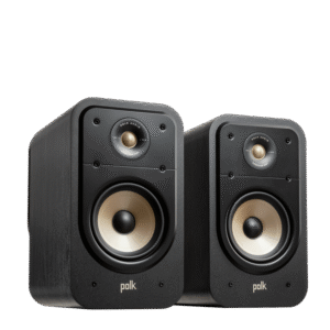 Polk Audio SIGS20ELBK High Quality Bookshelf Speakers