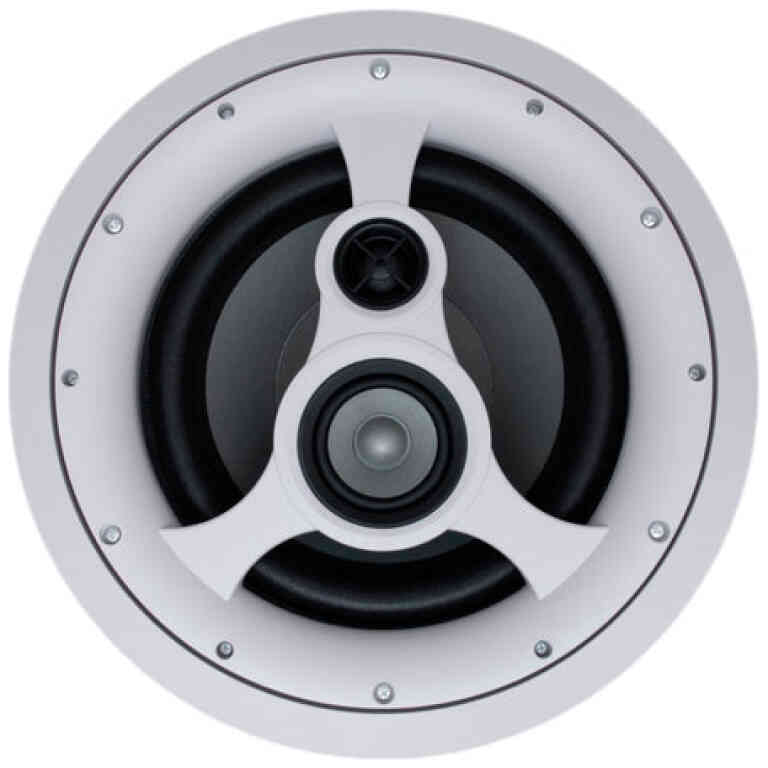 TAGA TCW-980R 3-Way 255mm 200W In-Ceiling Speakers Pair - White