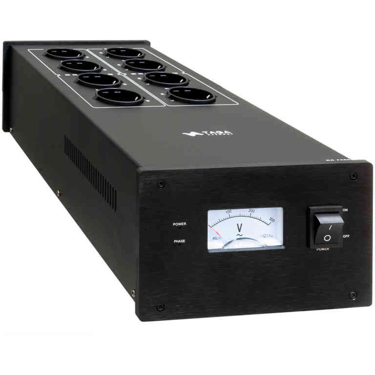 TAGA PC-5000 Power Conditioner 8-Socket 3450W Filter Black