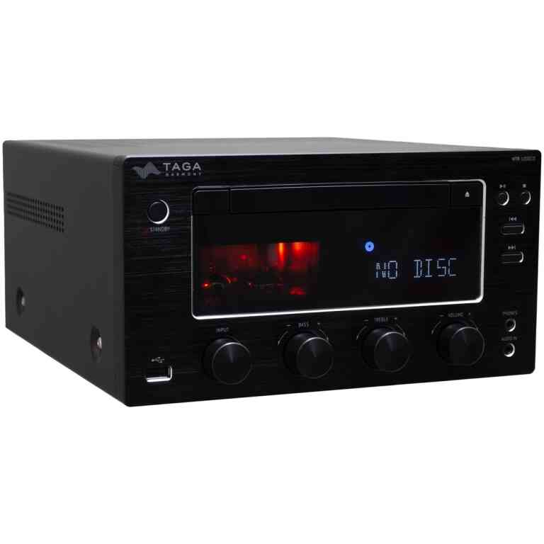 TAGA HTR-1000CD v.2 Hybrid Receiver DAB+ CD USB 75W Black