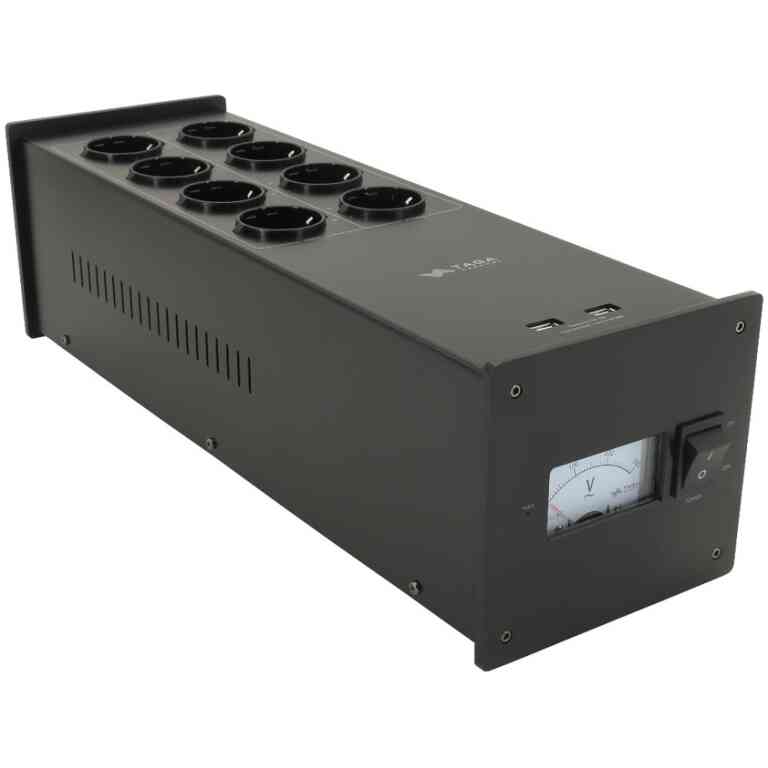 TAGA PF-1000LPS Power Filter DC USB Linear Supply Black