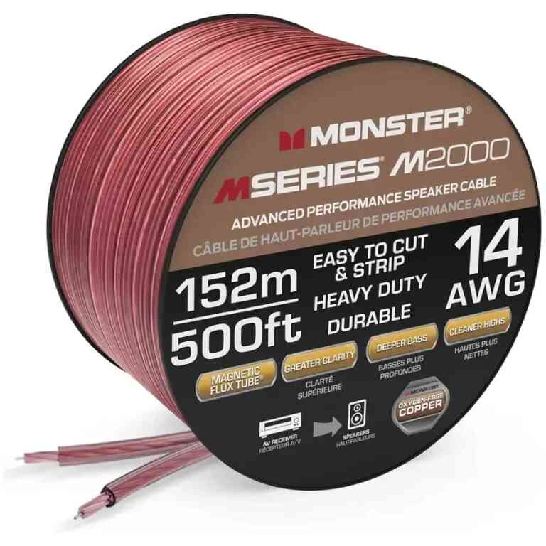 Monster MS M2000SPK 14AWG500 Speaker Cable 14AWG 500ft M2000 Flux Tube