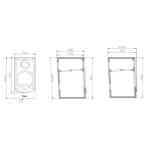 TAGA PLATINUM B-40 v.4 2-Way Bookshelf Speakers Pair - Black