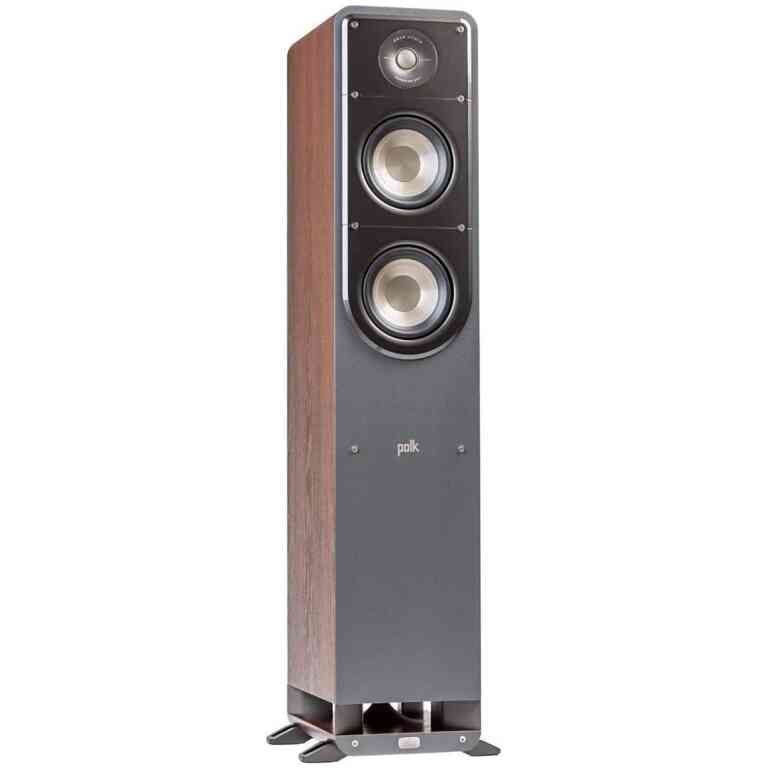 Polk Audio SIGS50ELBR Signature Elite ES50 Premium Floorstanding Speakers Pair - Brown
