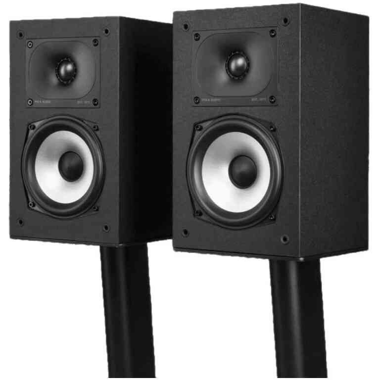Polk Audio Monitor XT20 High Resolution Bookshelf Speakers Pair - Black