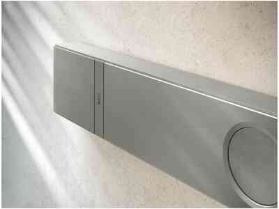 KEF XIO 5.1.2 Dolby Atmos Soundbar System Silver Grey