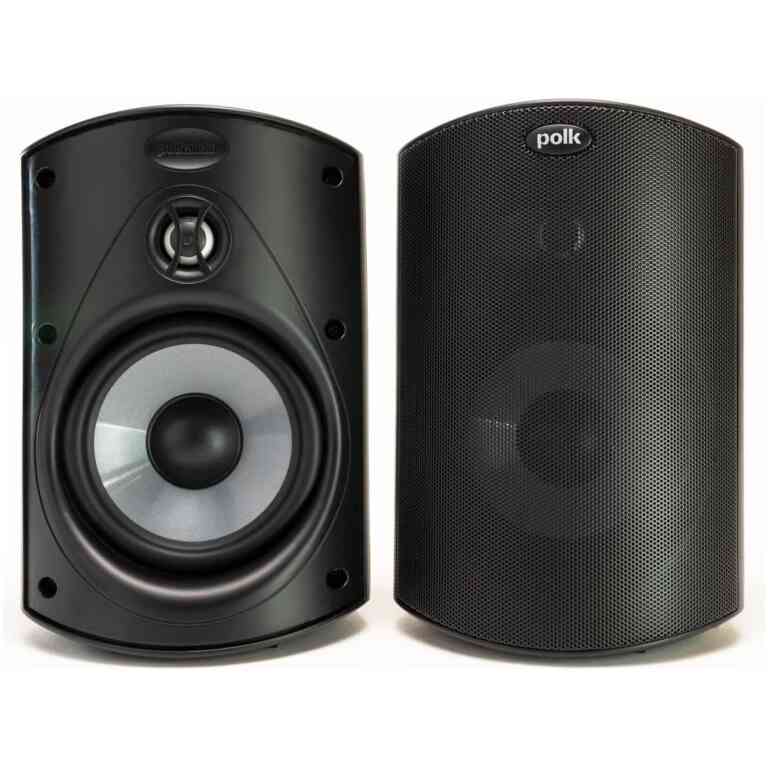 Polk Audio ATRIUM 4 Outdoor Speakers Pair - Black