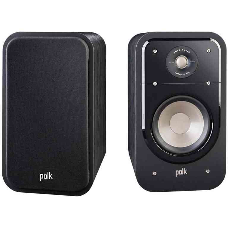 Polk Audio SIGS20ELBR Signature Elite ES20 High Quality Bookshelf Speakers Pair - Brown