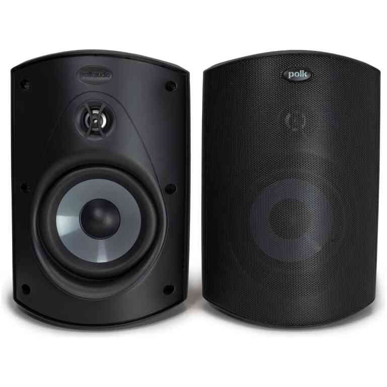 Polk Audio ATRIUM 6 Outdoor Speakers Pair - Black