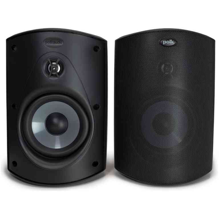 Polk Audio ATRIUM 5 Outdoor Speakers Pair - Black
