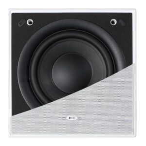 KEF SP3894AA Ci200QSb Square In-Wall Subwoofer for Custom Audio