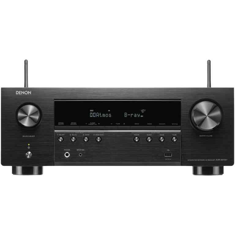 Denon AVR-S970H 7.2Ch 90W 8K AV Receiver with HEOS and HDR Support